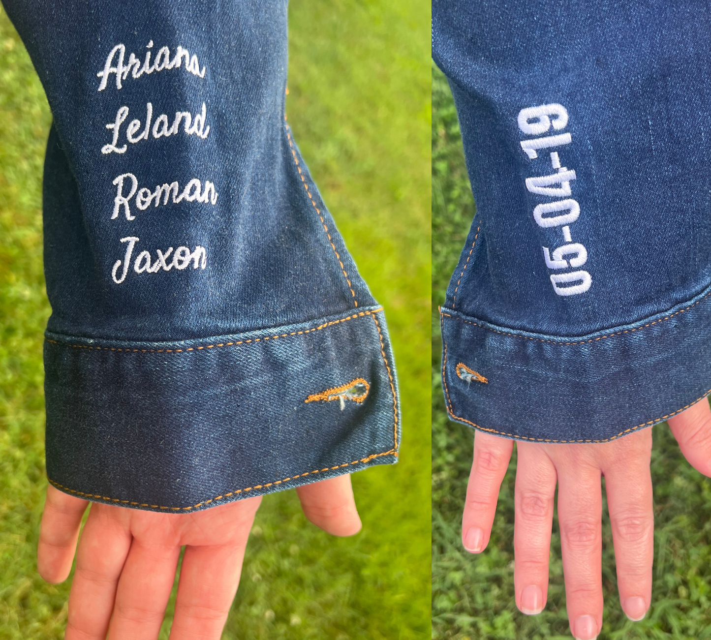 Custom Embroidered Jean Jacket