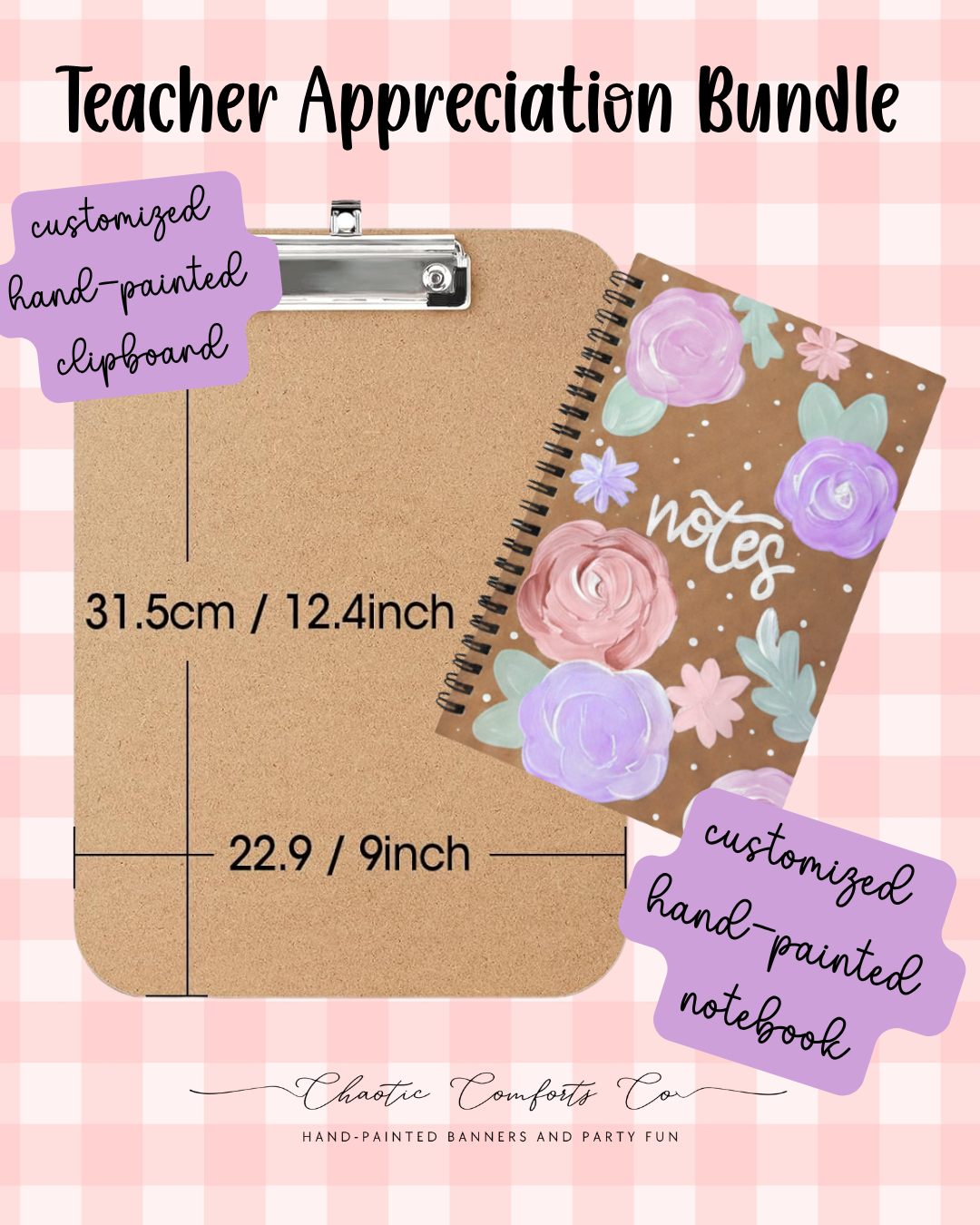 Hand-Painted Teacher Gift Bundle