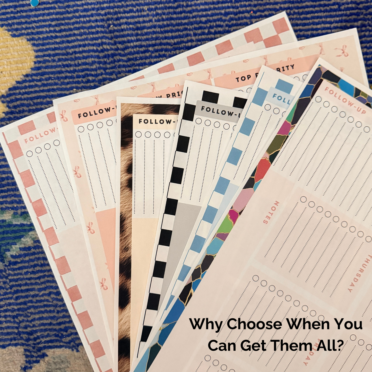 Spiral Bound Undated Weekly Task Bank