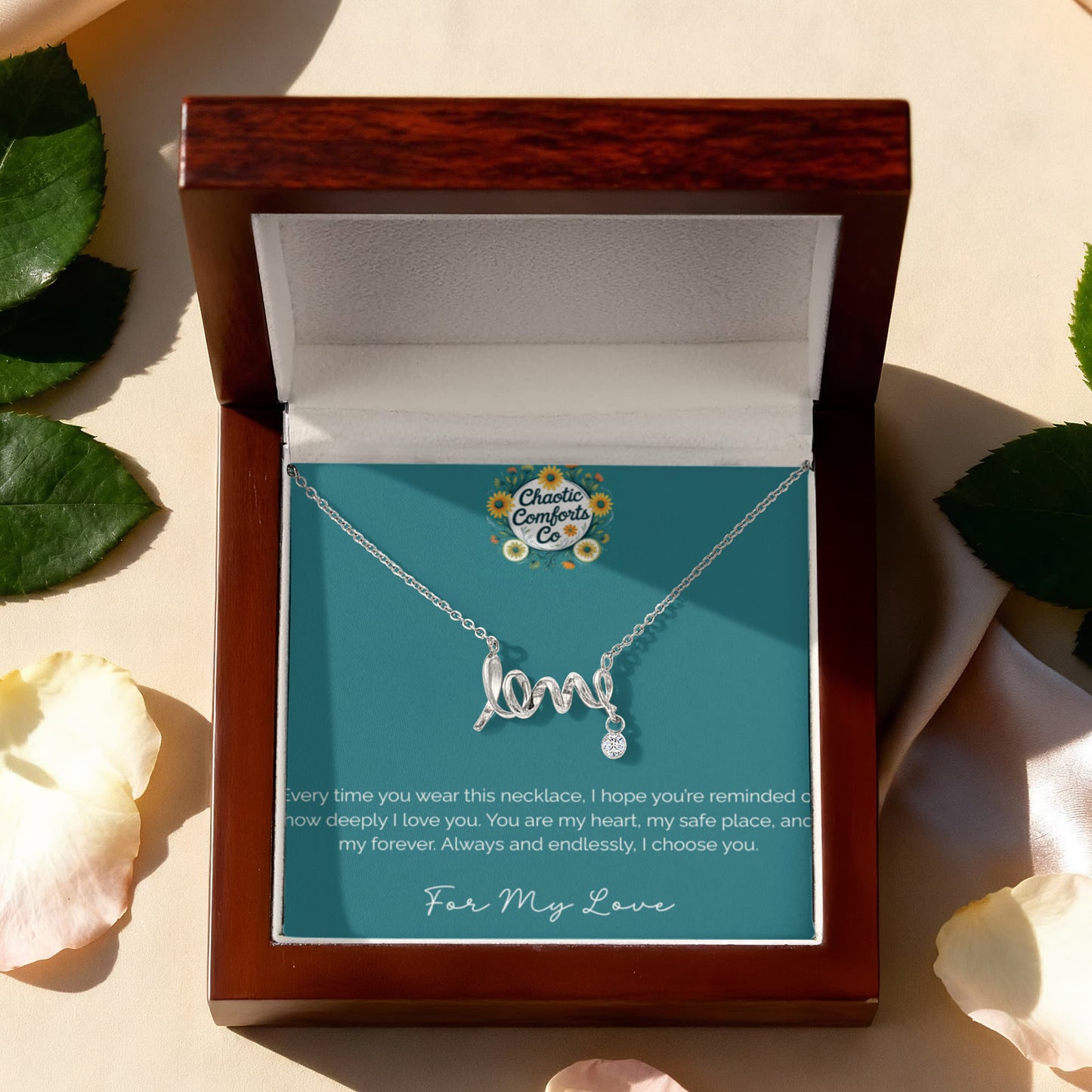 Swirly Love Necklace