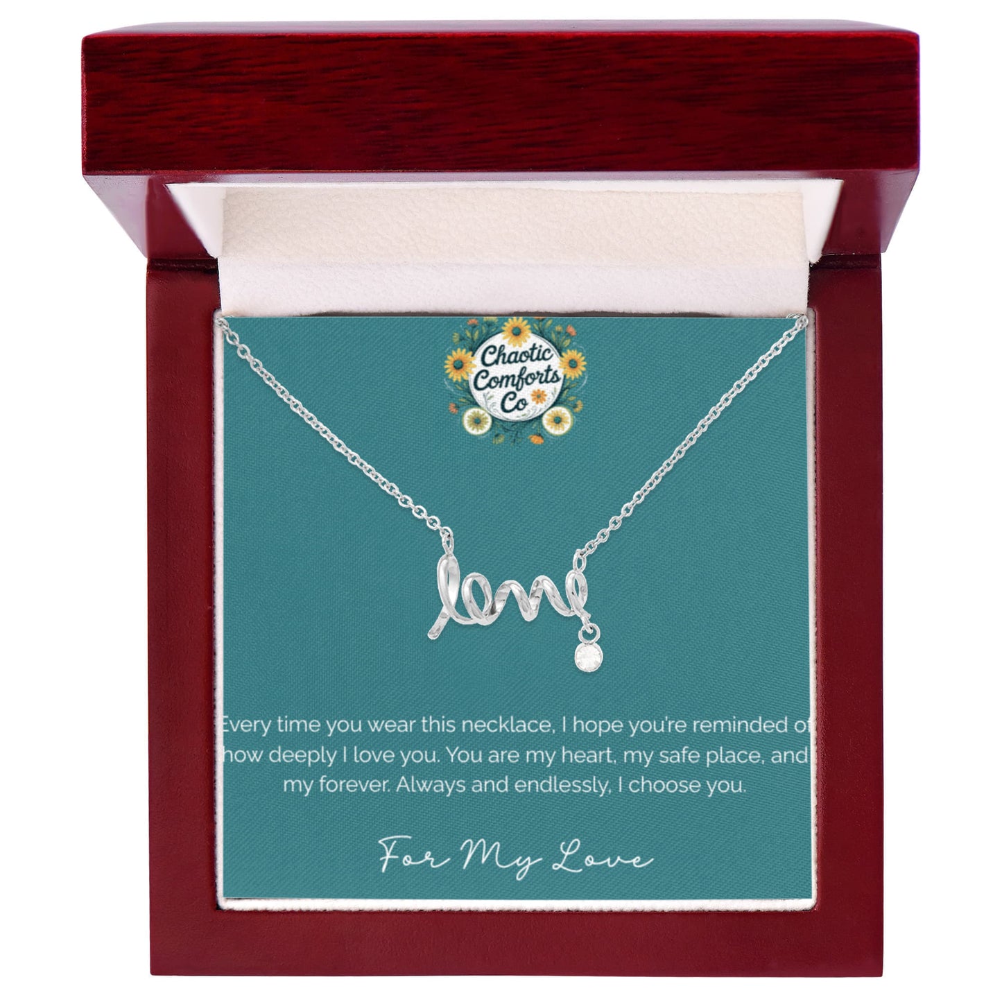 Swirly Love Necklace