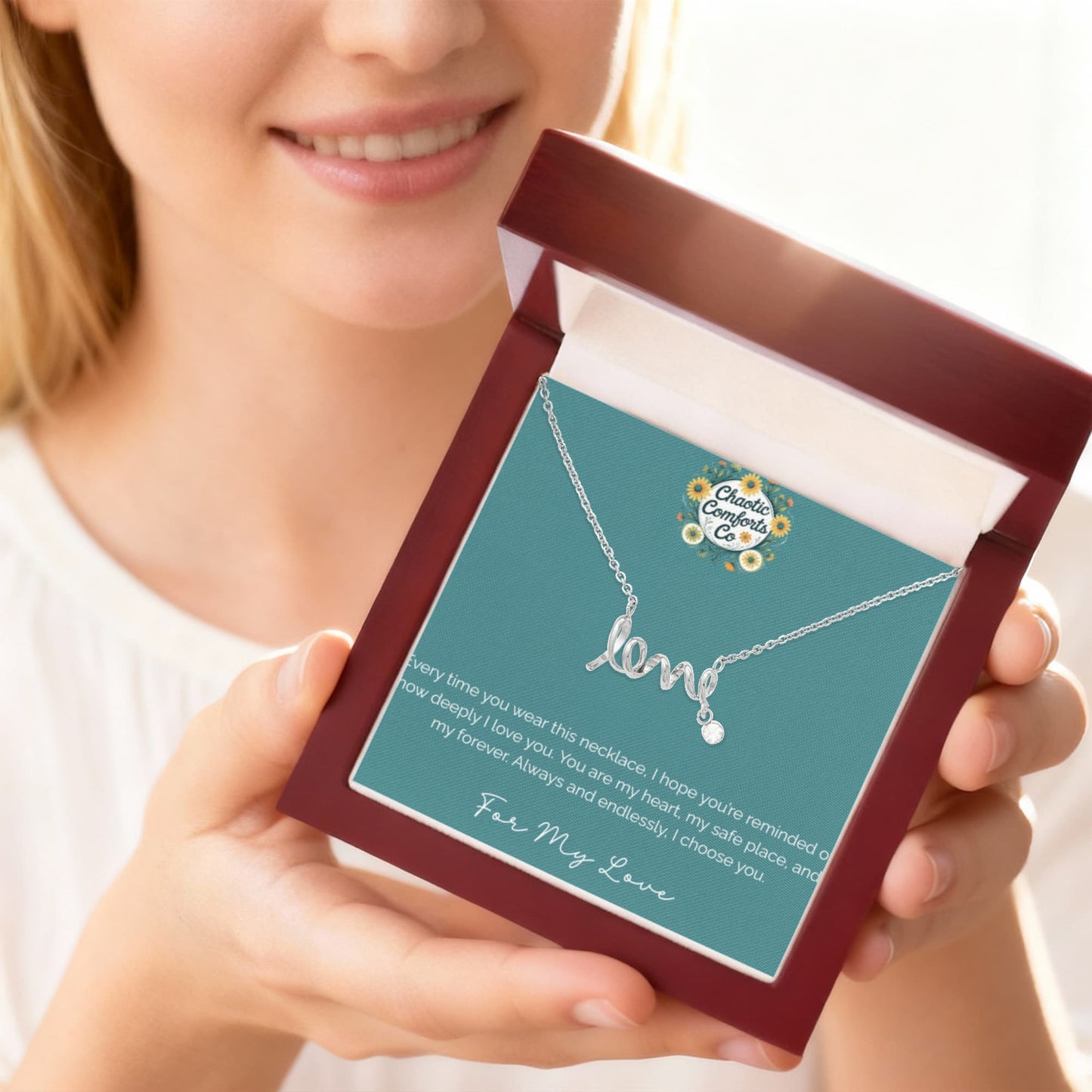 Swirly Love Necklace