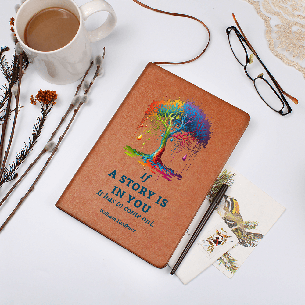 “If a Story Is In You” Vegan Leather Journal