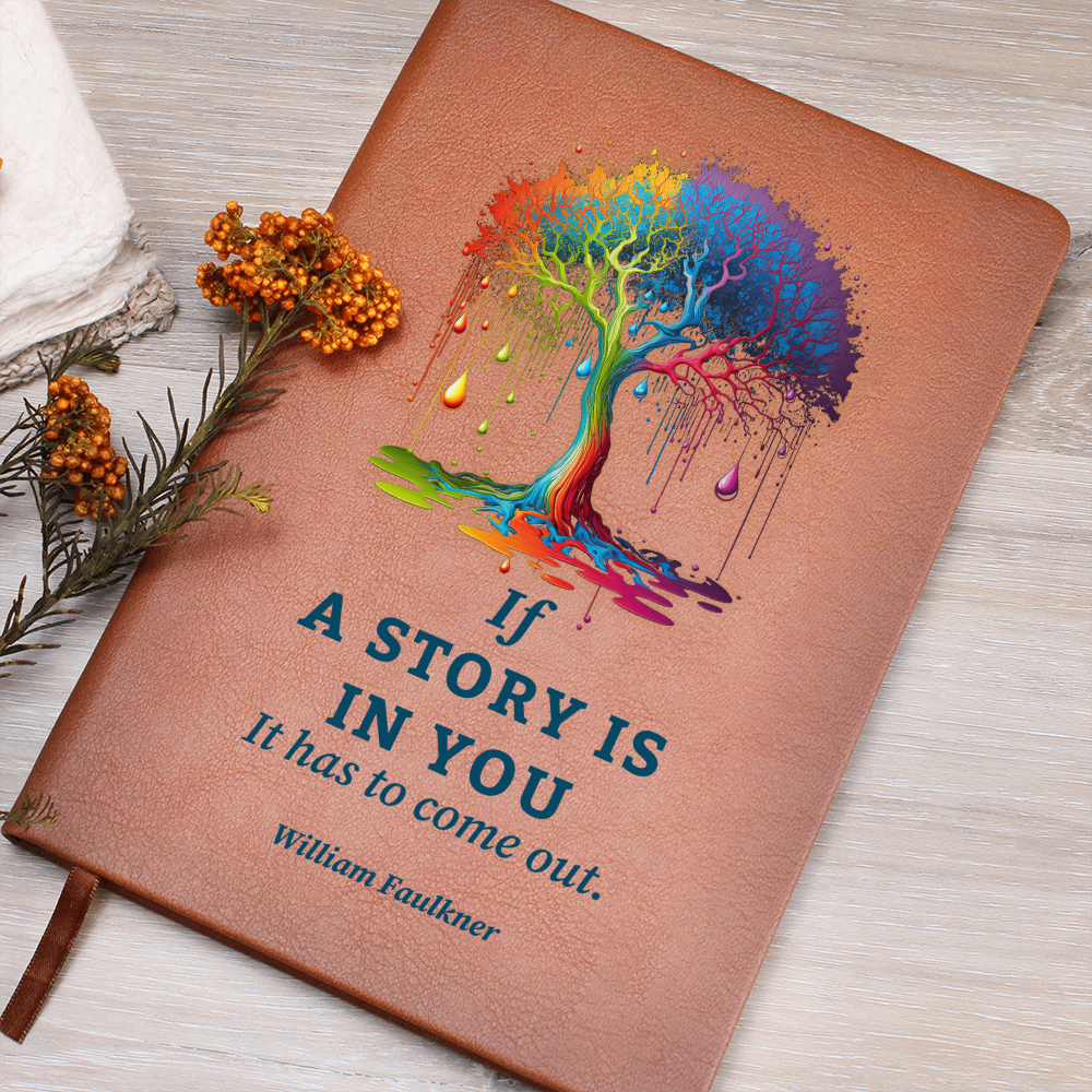 “If a Story Is In You” Vegan Leather Journal