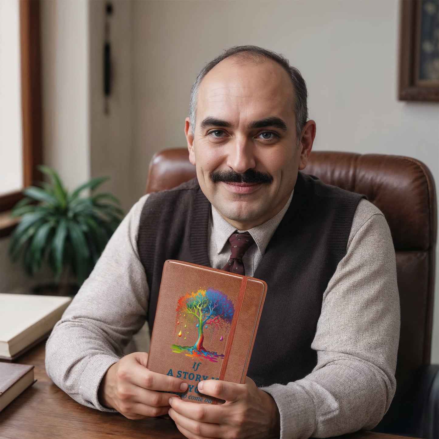 “If a Story Is In You” Vegan Leather Journal