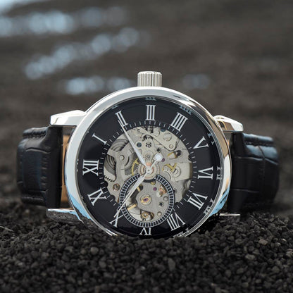 Husband- I choose you. Men's Openwork Watch