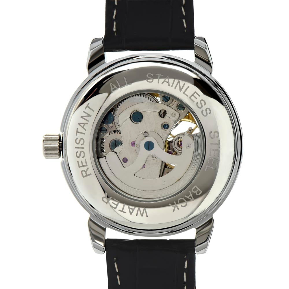 To My Bad Ass Bearded Hubby - Men's Openwork Watch