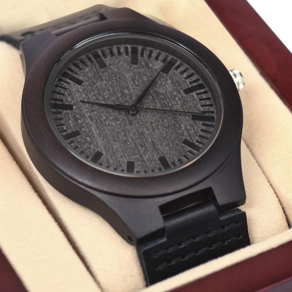 Husband- I choose you. Wooden Watch