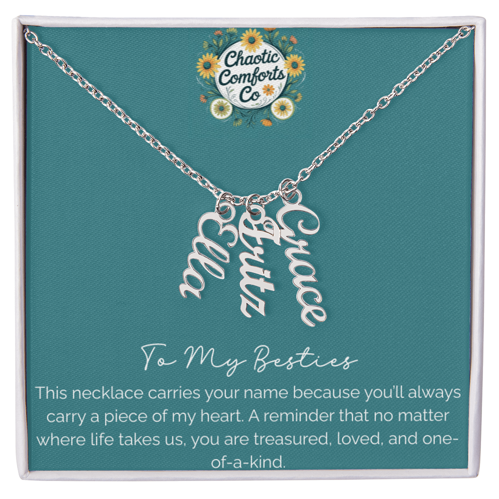 Besties Necklace-Perfect For Friend Groups