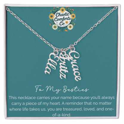 Besties Necklace-Perfect For Friend Groups