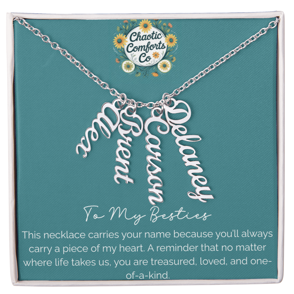Besties Necklace-Perfect For Friend Groups