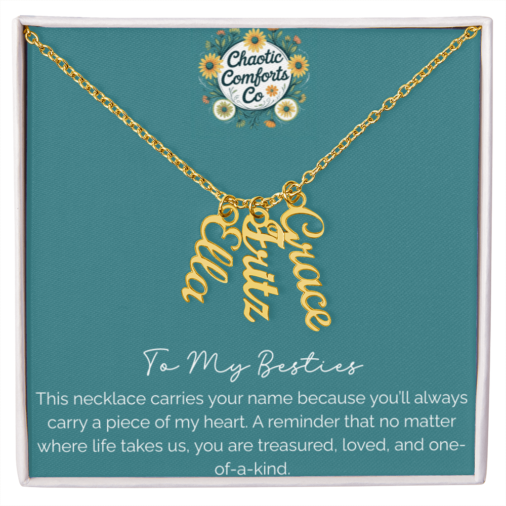 Besties Necklace-Perfect For Friend Groups