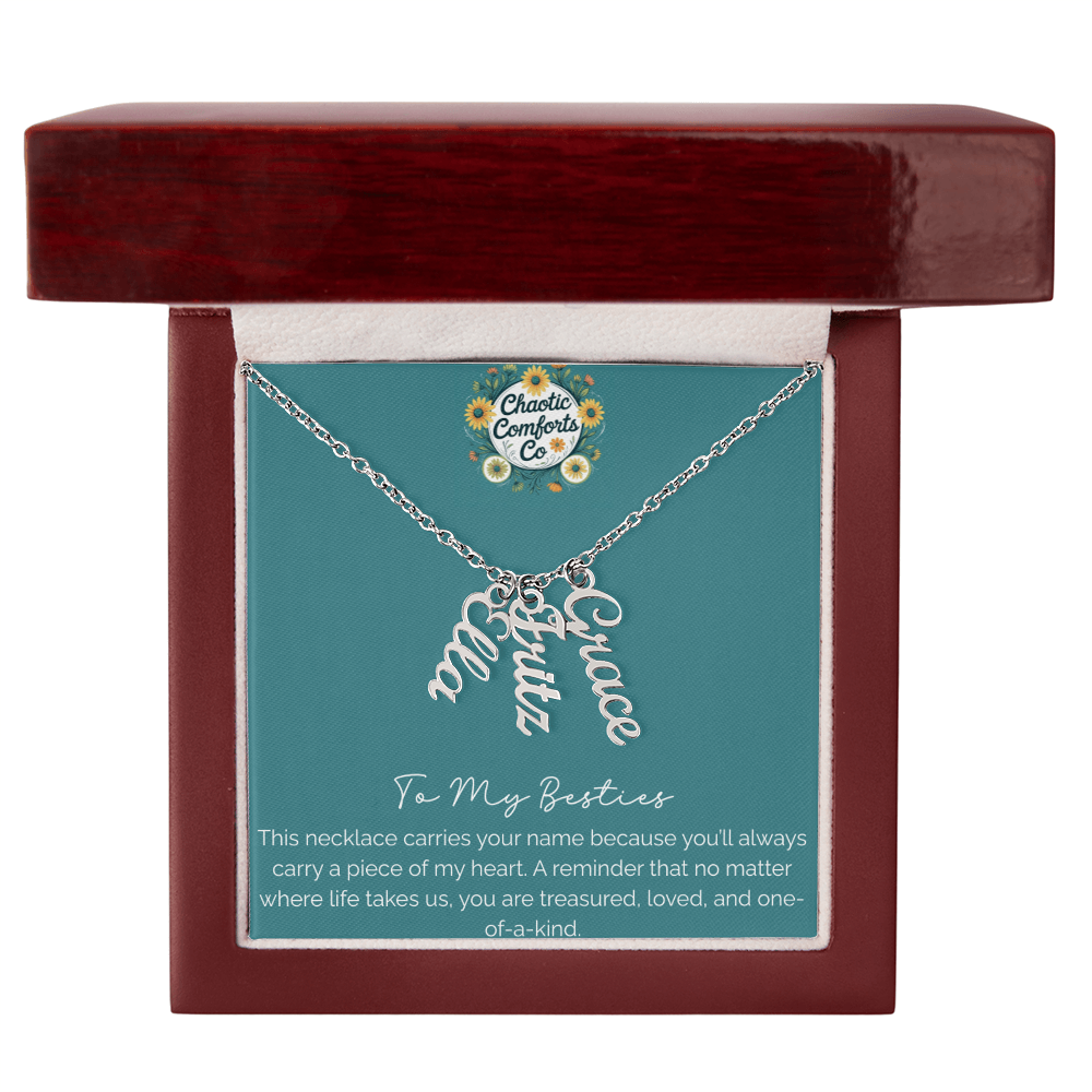 Besties Necklace-Perfect For Friend Groups