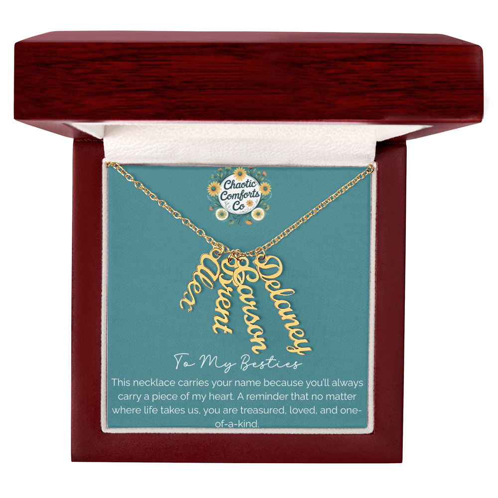 Besties Necklace-Perfect For Friend Groups
