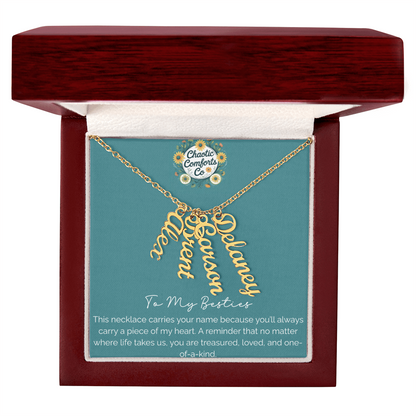 Besties Necklace-Perfect For Friend Groups