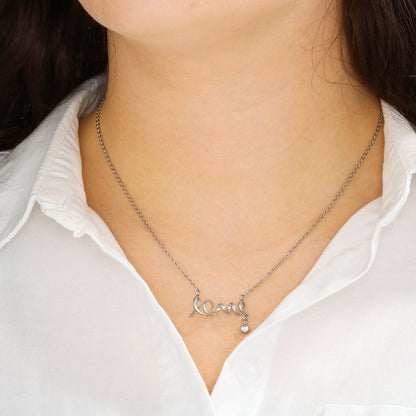 Swirly Love Necklace