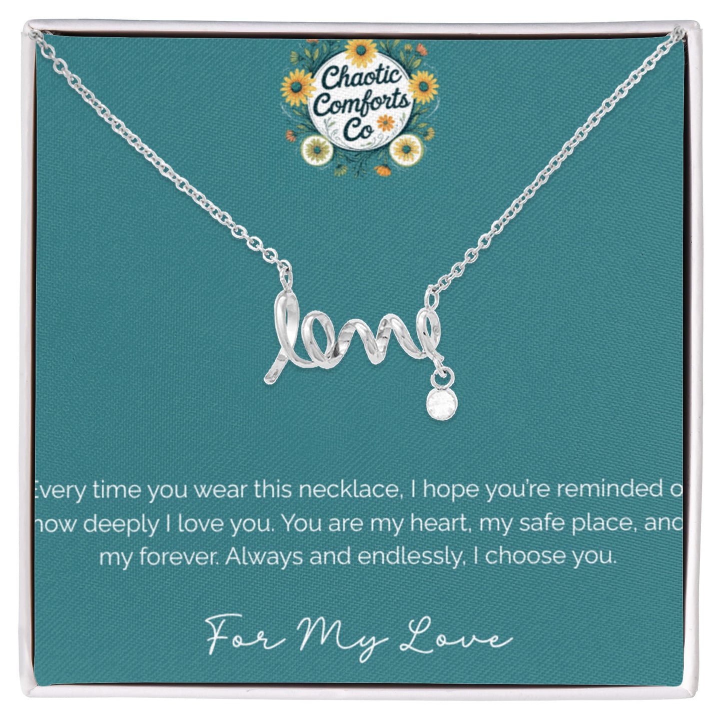 Swirly Love Necklace