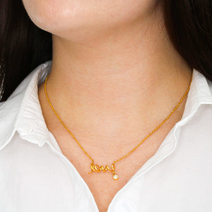 Swirly Love Necklace