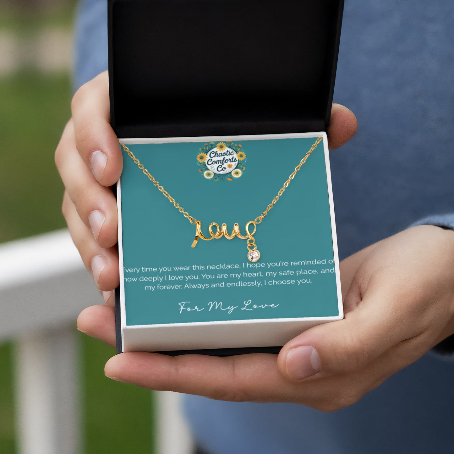 Swirly Love Necklace