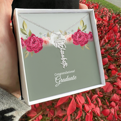 Graduate Name Necklace