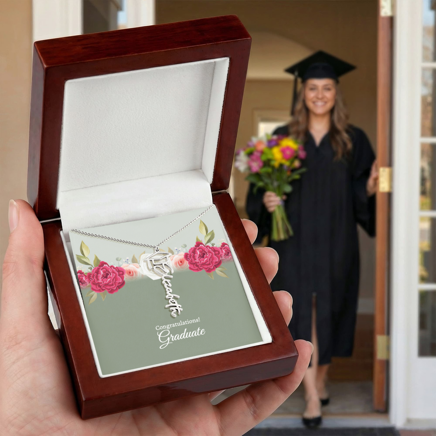 Graduate Name Necklace