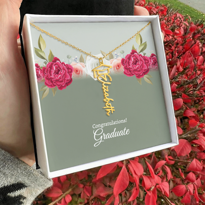 Graduate Name Necklace