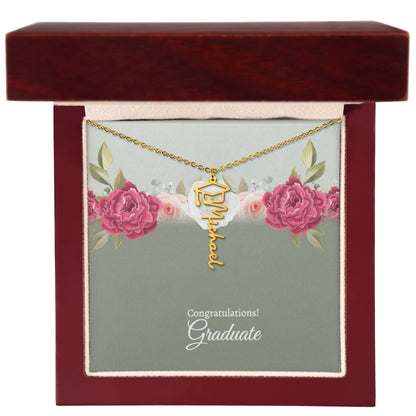 Graduate Name Necklace