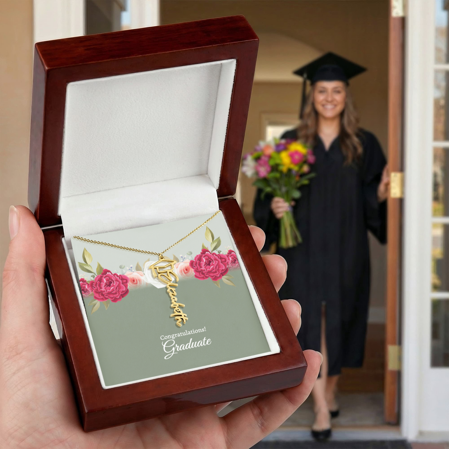 Graduate Name Necklace