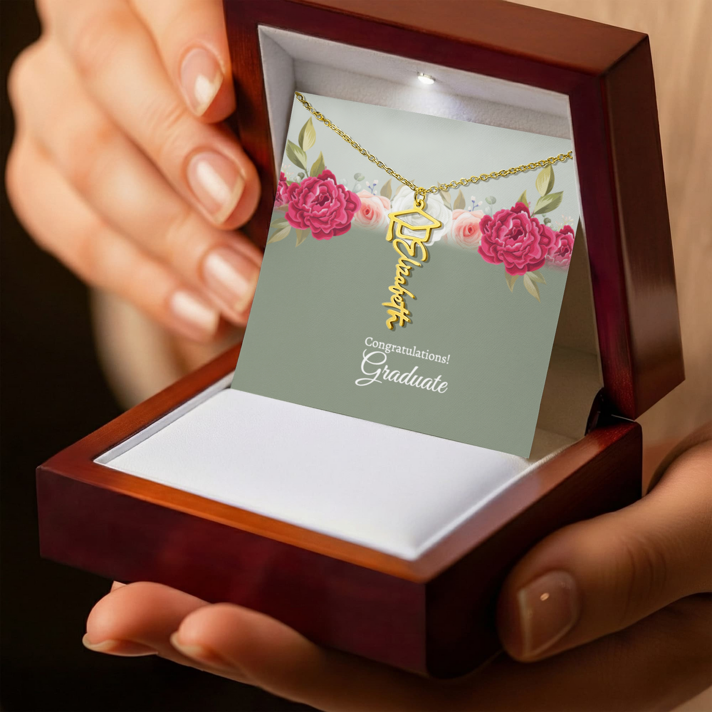 Graduate Name Necklace